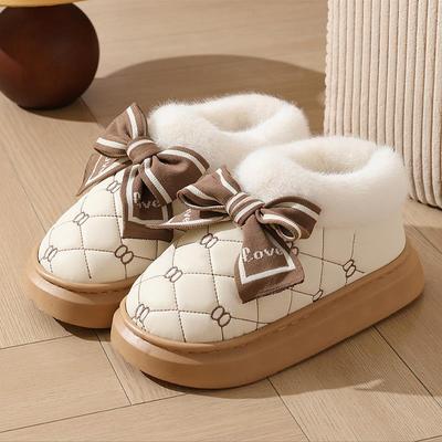 2025新款防水棉拖鞋女冬季加绒加厚居家外穿eva棉鞋男情侣女鞋