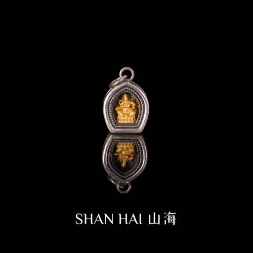原创银饰八大守护迷你嘎乌盒吊坠