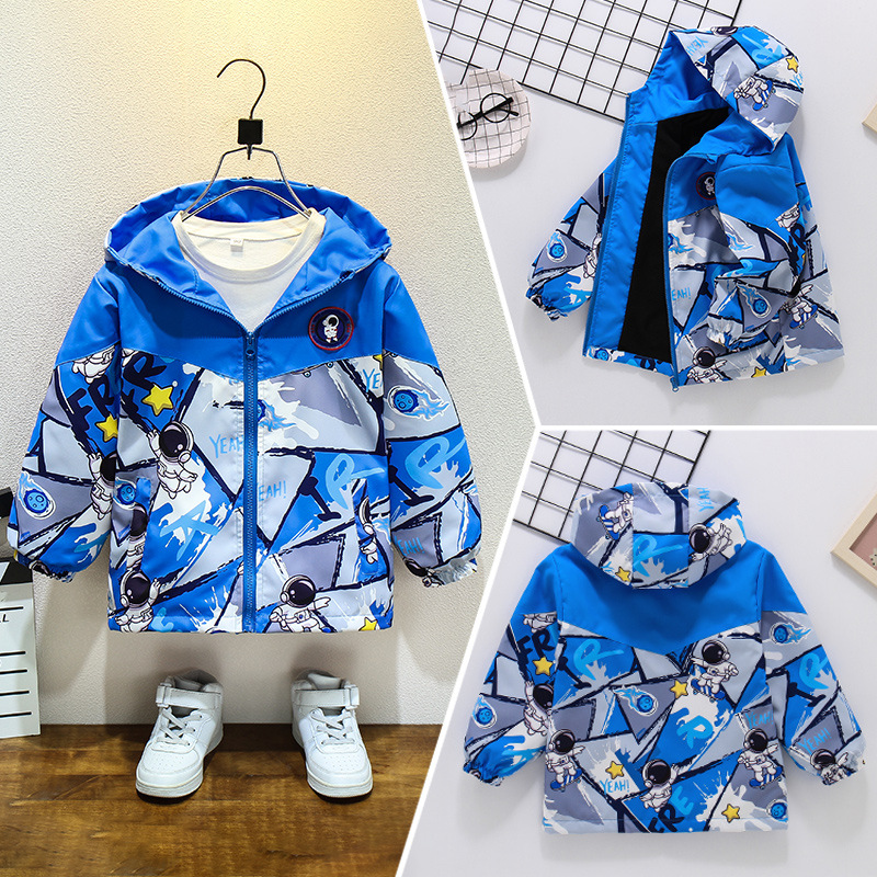 男童2025年春秋新款薄绒秋装秋冬儿童防风衣中童加绒冲锋衣一体绒