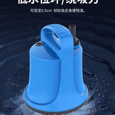 博宇乌龟鱼缸底吸泵低水位抽水泵水族箱过滤器吸鱼便携换水泵
