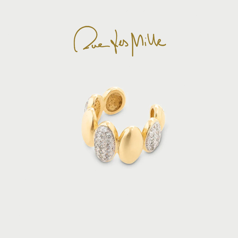 RuedesMille 镶钻耳骨夹无耳洞女轻奢高级感耳环耳饰EARZ029M1AU