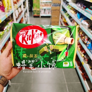 Kitkat雀巢奇巧 火爆 黑巧克力威化抹茶味饼干 日本进口 香港代购