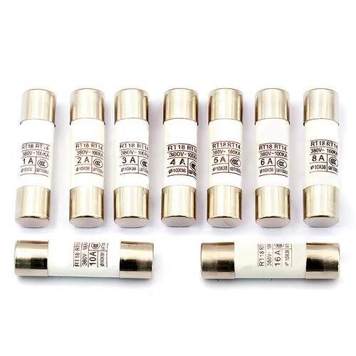 R015熔断器陶瓷保险丝保险管1A 2A 3A 5A 6A 10A 32A安380V-100KA