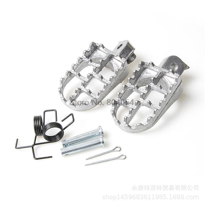 儿童越野摩托车配件适用Yamaha PW50 PW80 TW200脚踏板脚蹬前脚踏