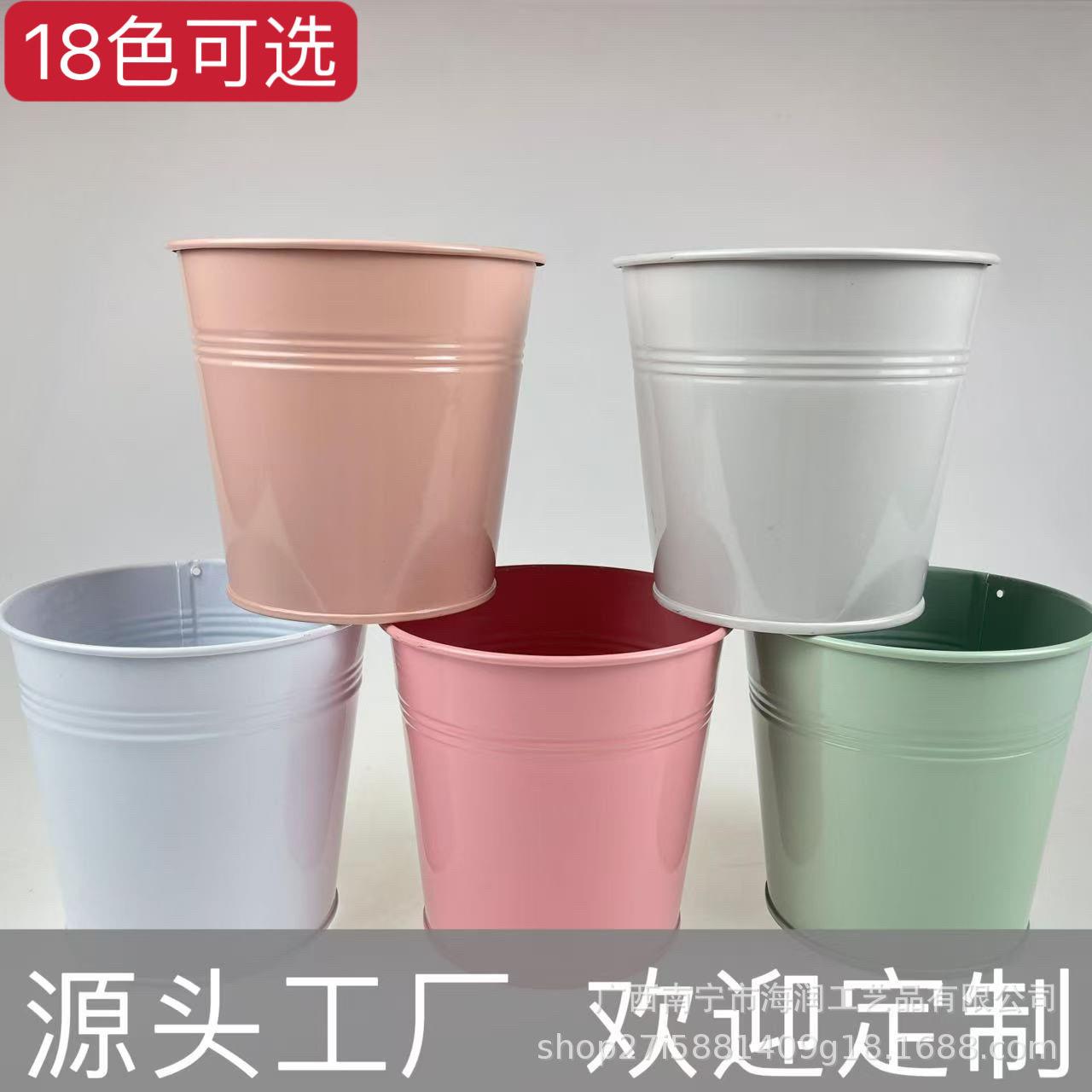 海润厂家直销北欧亚马逊简约铁皮花盆创意迷你多肉植物盆栽桌面