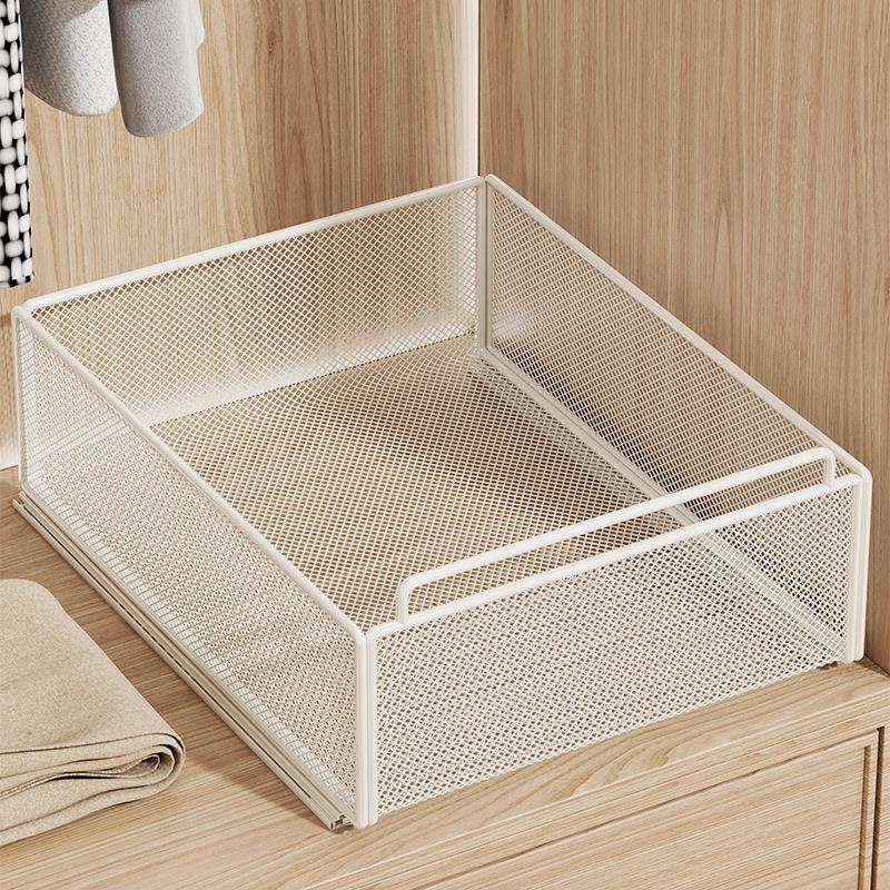 抽屉式衣柜收纳筐家用衣服抽拉储物篮卧室橱柜衣物裤子简约放置架
