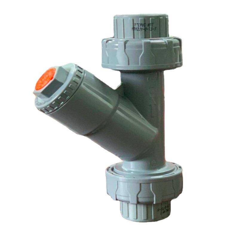 cpvc由令式Y型过滤器 管道过滤器 过滤器 Y型网式过滤器40目EPDM