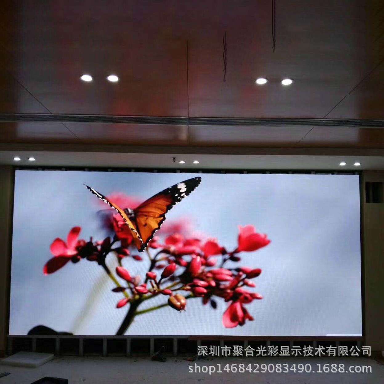 led广告显示屏 室内p3P4led显示屏大屏幕会议厅显示屏 全彩电子屏