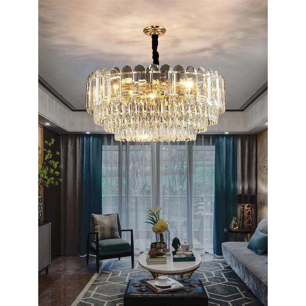 轻奢吊灯后现代水晶客厅灯简约大气餐厅卧室2021年新款灯具