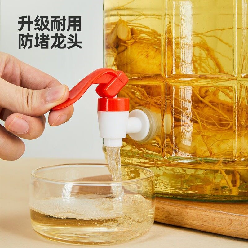 热销泡酒玻璃瓶酿酒罐带龙头酒坛酒缸酒桶泡菜坛子家用专用罐子酒