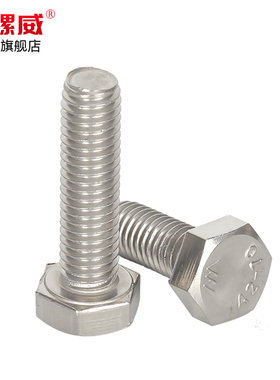 热销304不锈钢外六角螺丝螺栓M6M8M10M12M14M16*x105x115x125x135