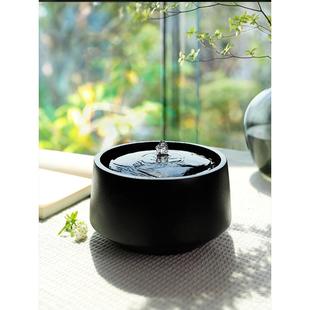 流水小摆件喷泉循环水系桌面水景简约现代客厅卧室办公室装饰送礼