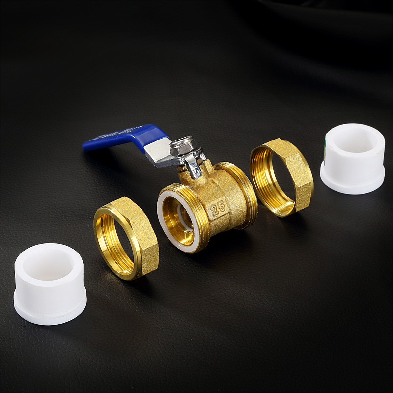 热销全铜ppr水管管件配件开关接头热熔4分20开关6分25双活接阀门