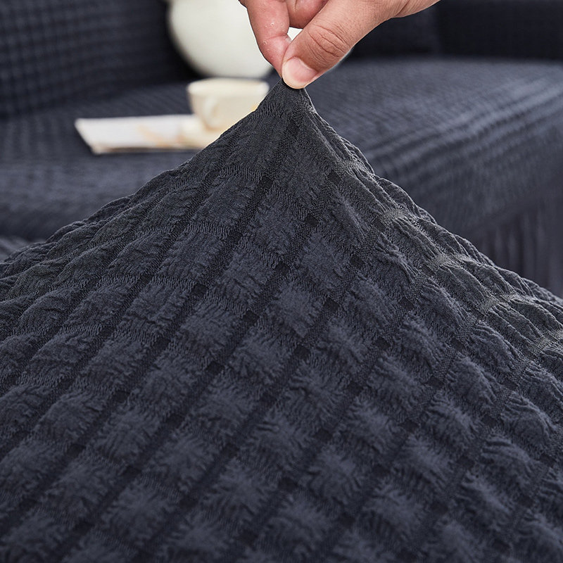 热销弹力沙发套全包万能套三座一贵妃组合沙发套罩防滑简约四季通