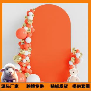 亚马逊Wedding Cover铁艺拱门套布婚庆背景盖布涤氨纶布 Arch