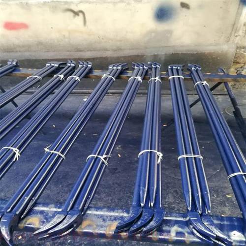 道轨钢锻造铁路撬棍1550mm羊角撬棍开口铁路撬棍适用范围广