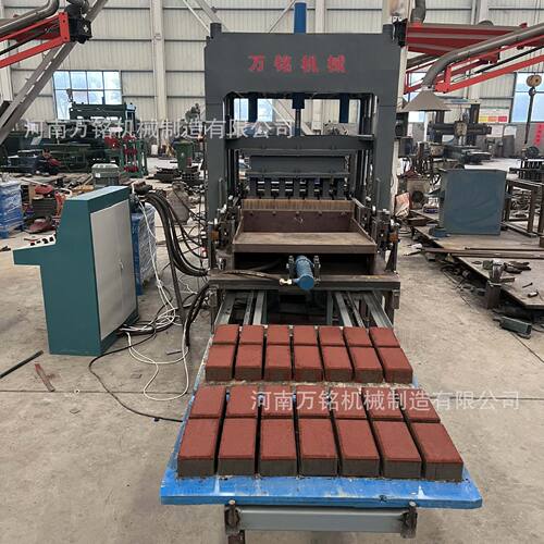 4-15全自动液压面包砖机免烧水泥制路面砖机brick making machine