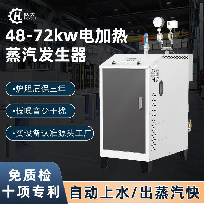 定制弘力48kw消毒电蒸汽发生器电加热蒸汽发生器小型蒸煮蒸汽锅炉