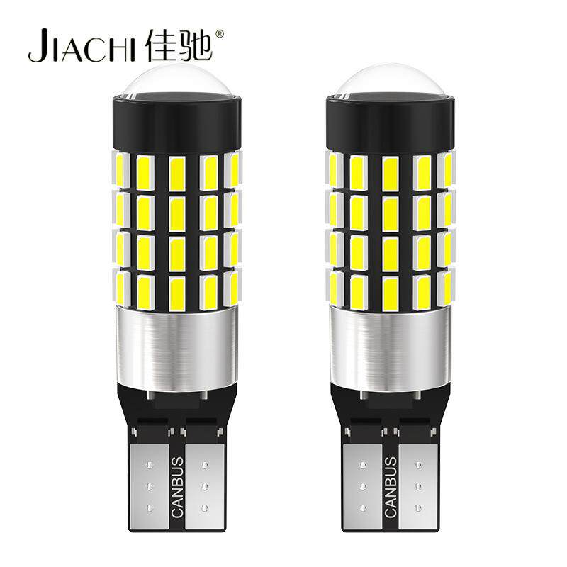 跨境工厂直销led小汽车灯泡t10解码阅读灯3014-54防频闪fpc示宽灯