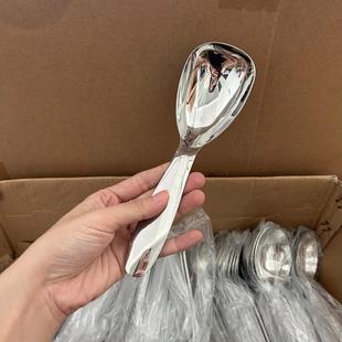 一诺厨房304不锈钢地主勺大号公勺分菜勺子家用饭勺亮光调羹礼品