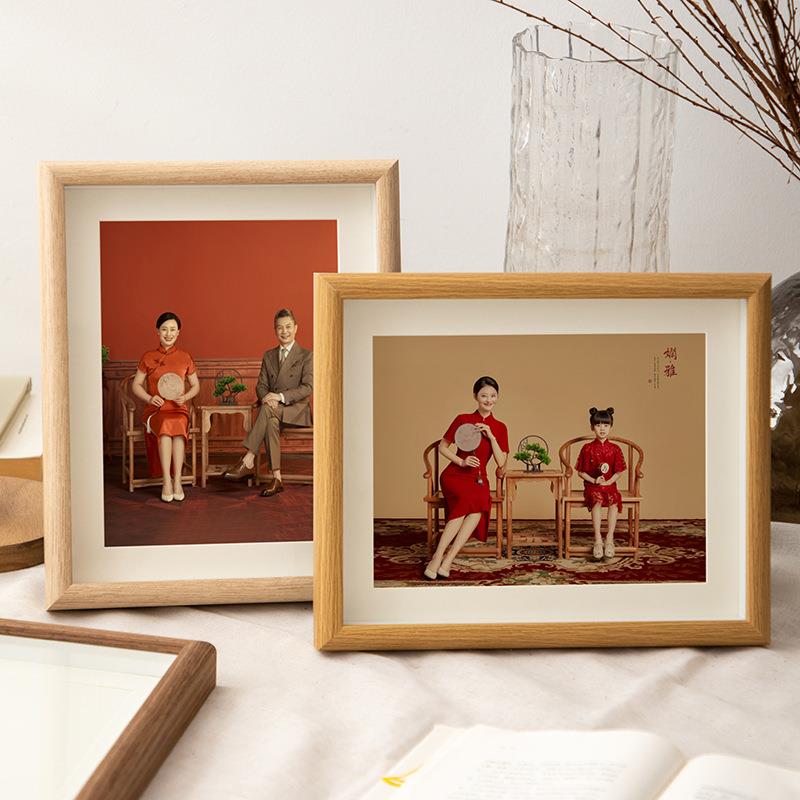 创意简约全家福相框6寸相框摆台8寸10寸A4立体结婚证照片画框挂墙