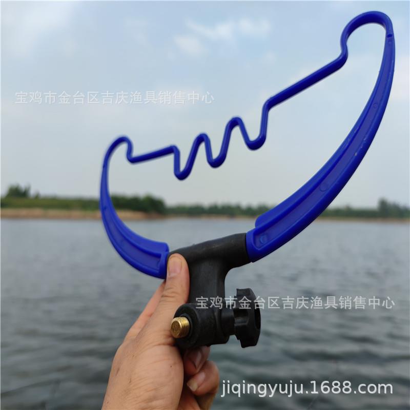欧式飞德钓法库钓滑漂远投支架矶钓竿海竿飞德竿架英制3/8转接头