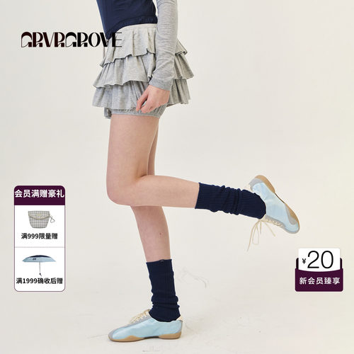 GRVR GROVE官方旗舰店2026PS春季袜子韩系字母logo女 GP26ACC03