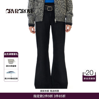 GRVR GROVE官方旗舰店 WT冬季款灯芯绒长裤复古休闲GCW5PT05