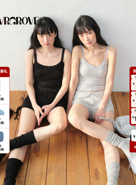 GROVE官方旗舰店2025BS系列夏季新款女士针织背心吊带BM5SL04M