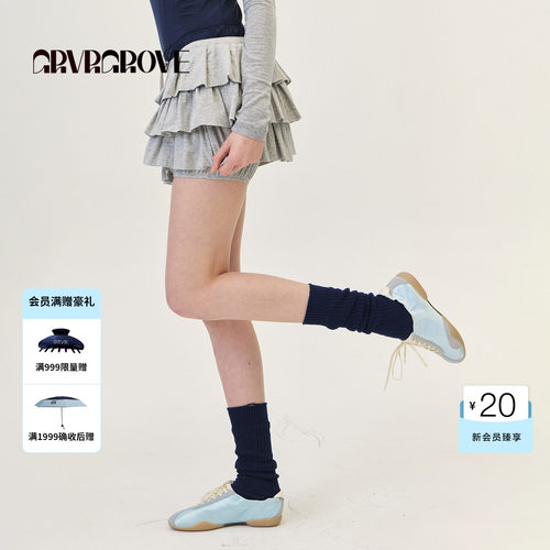 GROVE官方旗舰店2026PS春季新款袜子韩系字母logo女 GP26ACC03