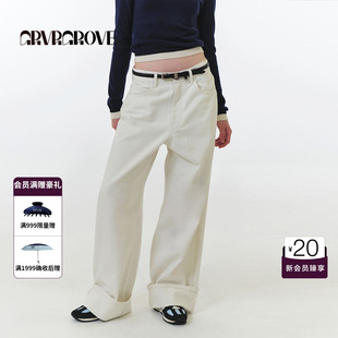 GRVR GROVE官方旗舰店 2026PS春季女士细腰带皮带百搭 GP26ACC63