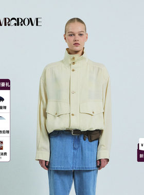 GRVR GROVE官方旗舰店26SS春夏新款韩系女夹克 GS26JKK02
