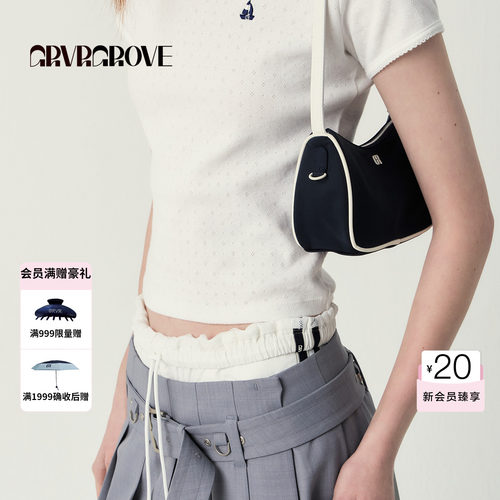 GROVE官方旗舰店 SS夏季字母logo款mini手提包GS5AC22M