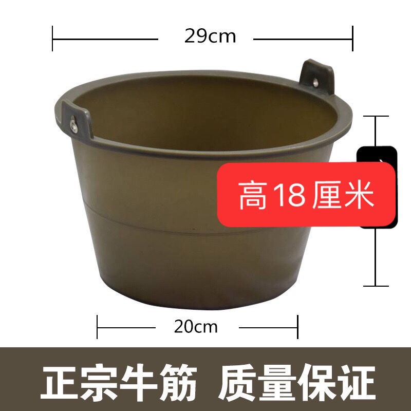 热销牛筋橡胶桶泥桶灰桶建筑工地用牛津桶瓦工水泥桶砂浆桶加厚塑