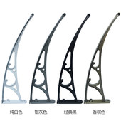 热销铝合金雨棚支架阳台窗户天台遮阳挡雨蓬别墅静音耐力板阳光蓬