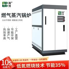 厂家现货商用1吨蒸汽锅炉饲料加工烘干全自动天然气蒸汽发生器