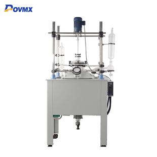 达丰厂家单层电加热玻璃反应釜50L单层玻璃反应釜