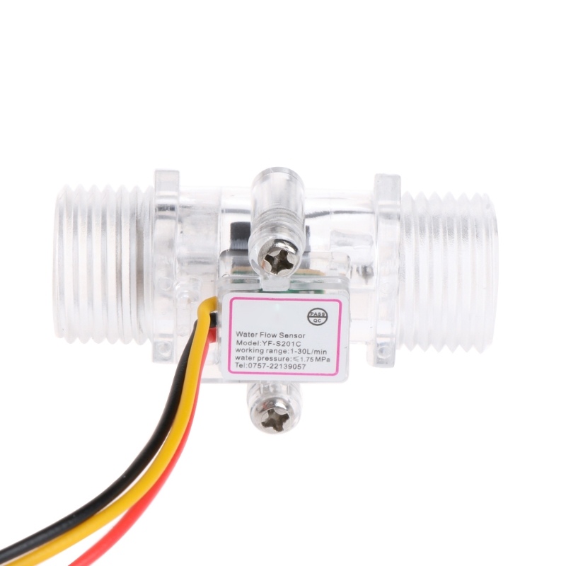2023 Water Flow Sensor Switch G1/2 Hall Effect Meter