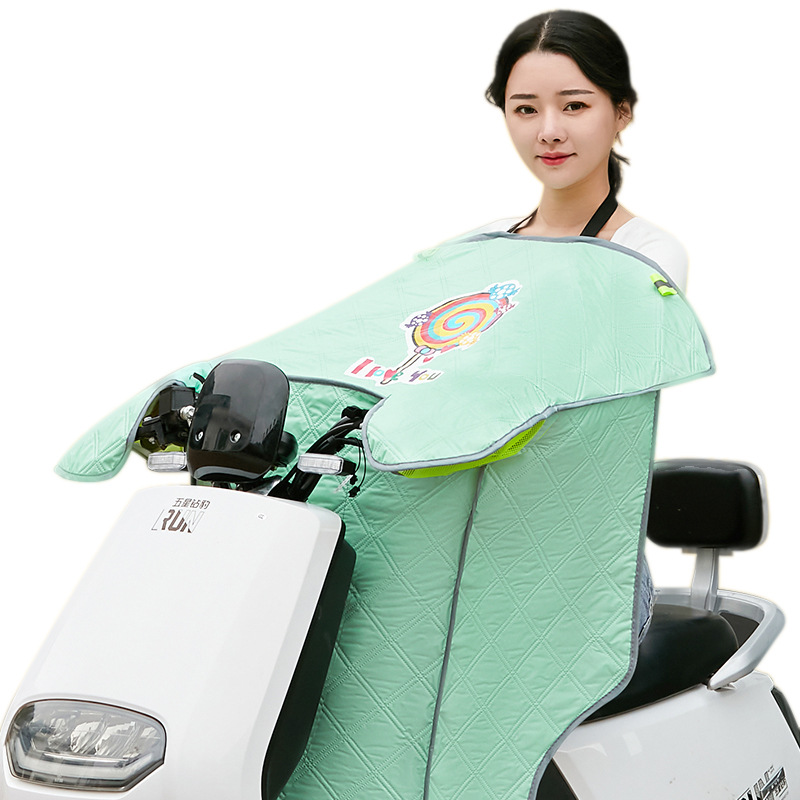 电动车防晒挡风被 夏季挡雨遮阳 电瓶车挡风罩风挡薄款