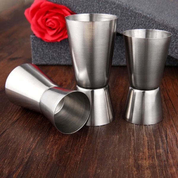 15/30 20/40 25/50ml Stainless Steel Measuring Cups Party