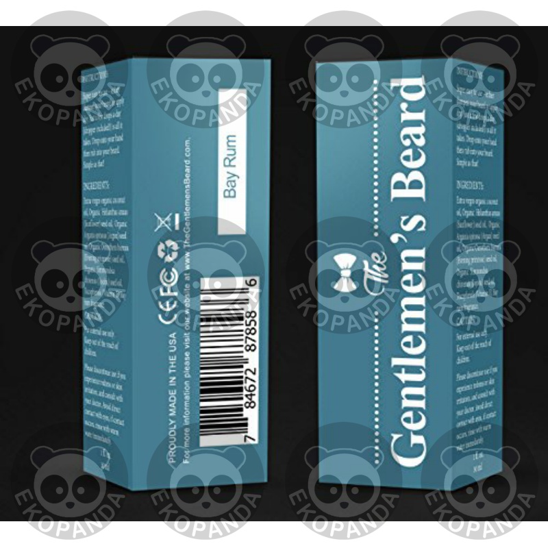 The Gentlemens Beard Bay Rum Beard Oil - 1 oz