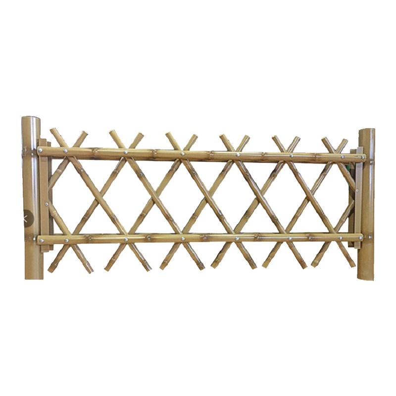 不锈钢仿竹护栏新农村竹节篱笆公园花园围栏栏杆庭院菜园竹片栅栏