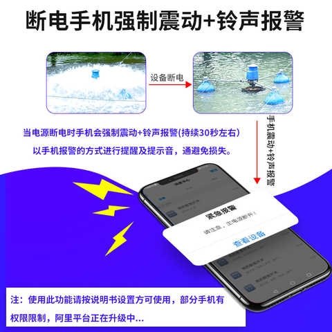 21歀4G手机智能遥控开关无线远程220V380V增氧水泵电源灯配电箱控