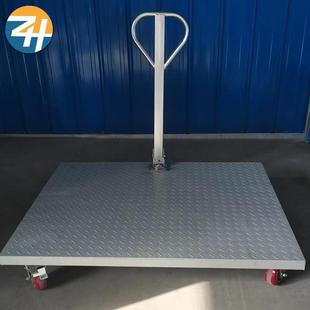 加厚可折叠平板手推车工厂车间仓库搬运拉货物流重型手推拖车