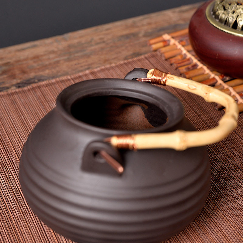 创意酒精炉煮茶器户外旅行家用烧水壶紫砂茶具套装酒精灯温茶炉