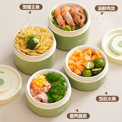 陶瓷内胆保温饭盒上班族带饭学生专用便当盒可微波炉加热餐碗