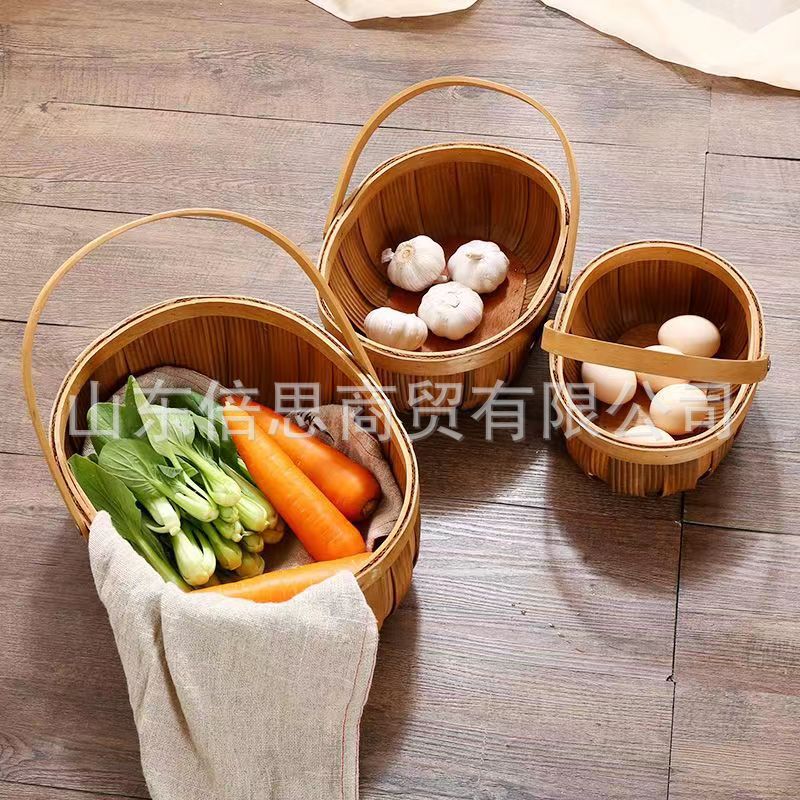 厂家月子篮鸡蛋花篮手提