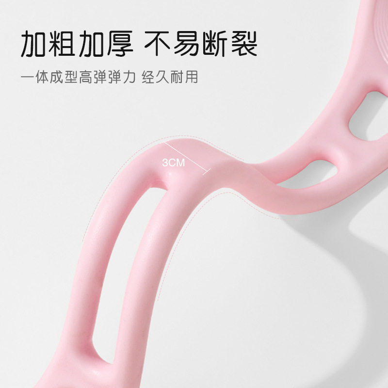拉力绳8字拉力器女家用健身美背弹力带开肩背背拉伸带锻炼肩膀部