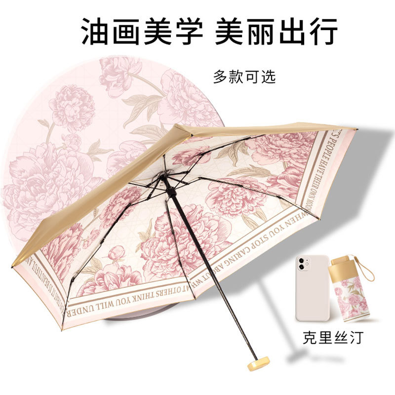 美伞汇扁六折太阳伞卡片