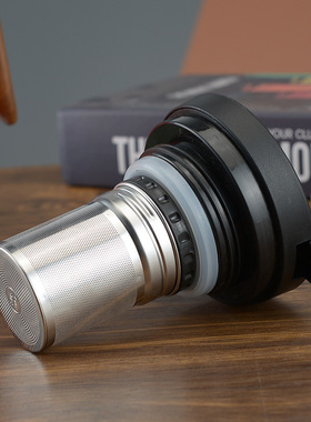 316不锈钢大容量智能保温壶显温带茶漏咖啡壶中式手柄焖茶壶